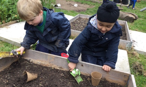 Warwick Preparatory School - National Gardening Week At Forest School