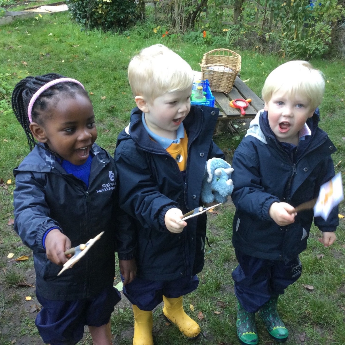 Warwick Preparatory School - Magic Wands at Forest School